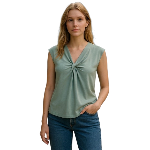 Calvin Klein Mint Green Tank Small Preowned - Picture 1 of 8